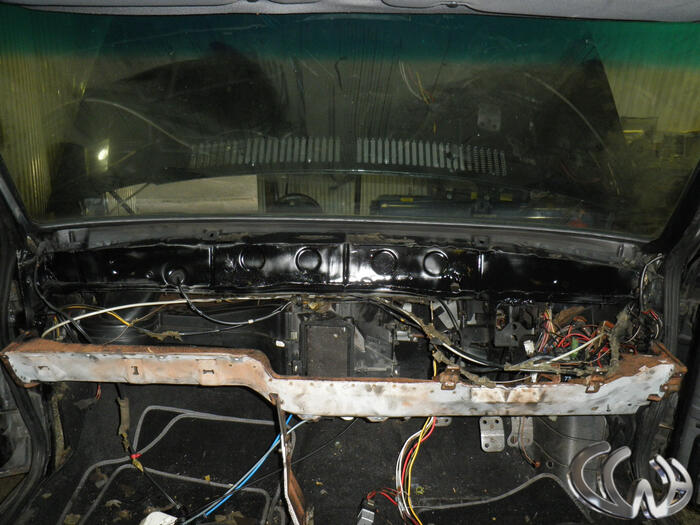 Quite a lot needs trimming to fit dash correctly! 2